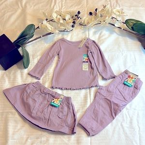 12 months baby clothes bundle  (Purple)